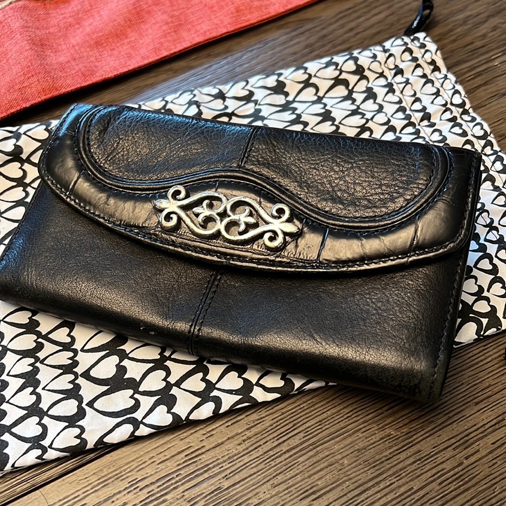 Brighton black leather wallet